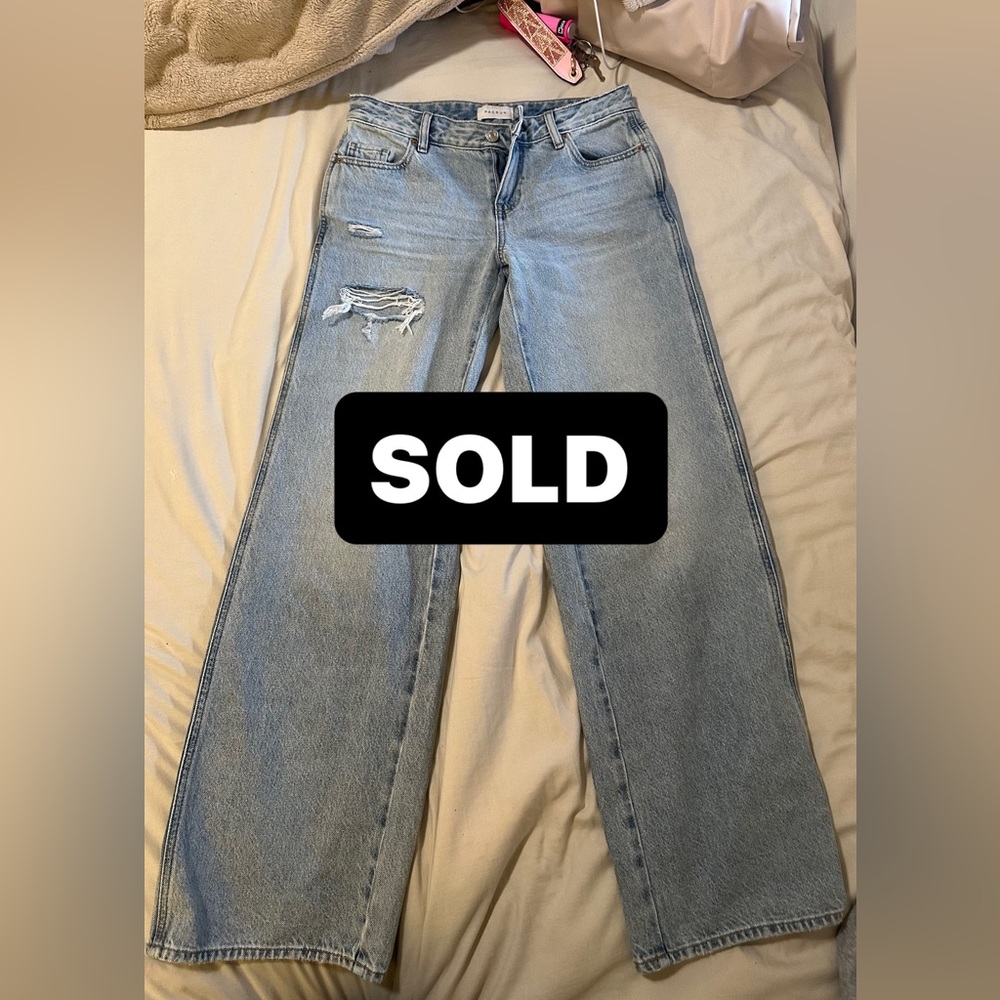 Pacsun Ripped Low Rise Baggy Jeans